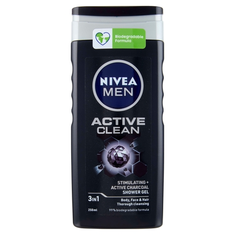 Nivea Men Active Clean Shower Gel 250 ml